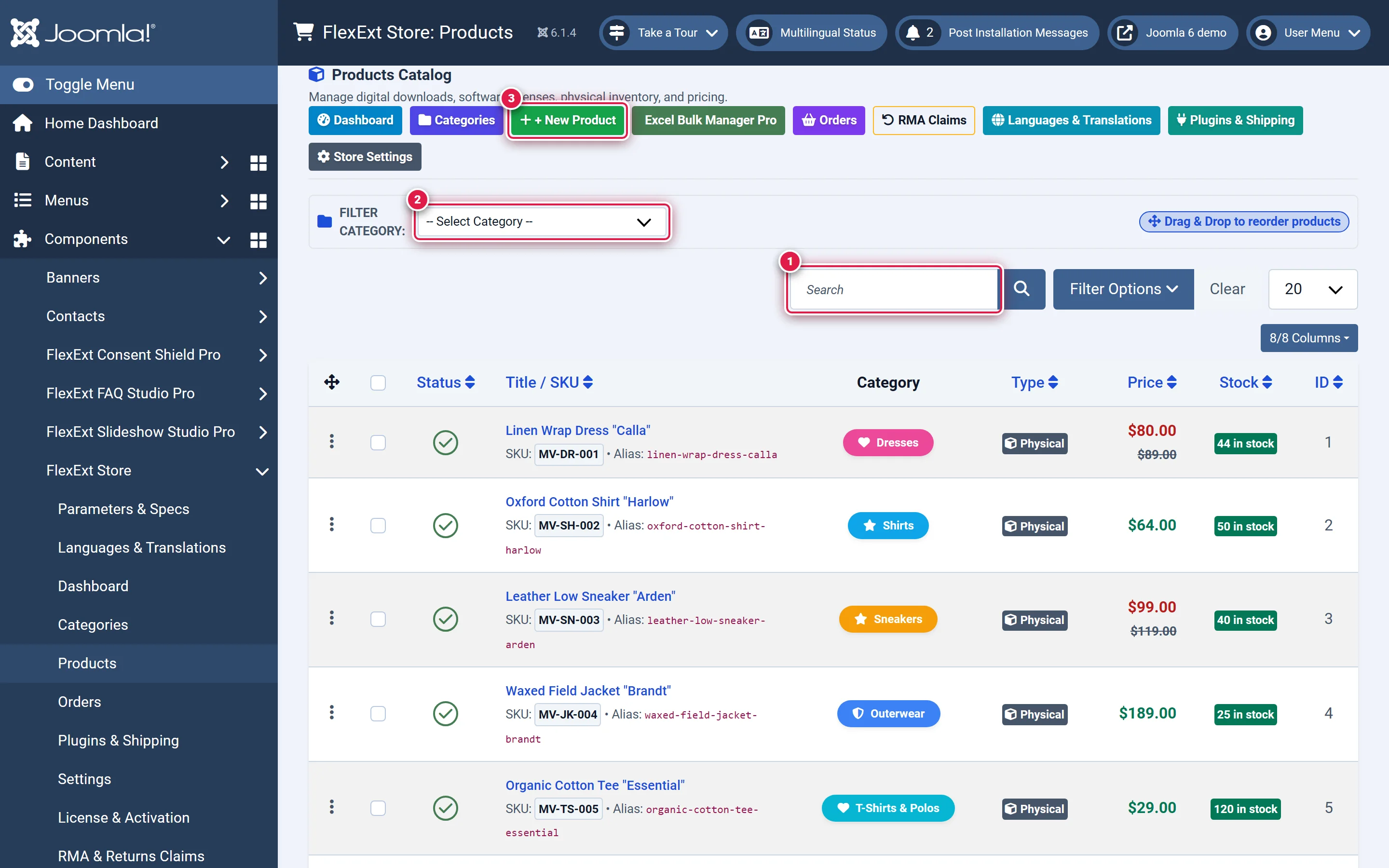 Documentation screenshot