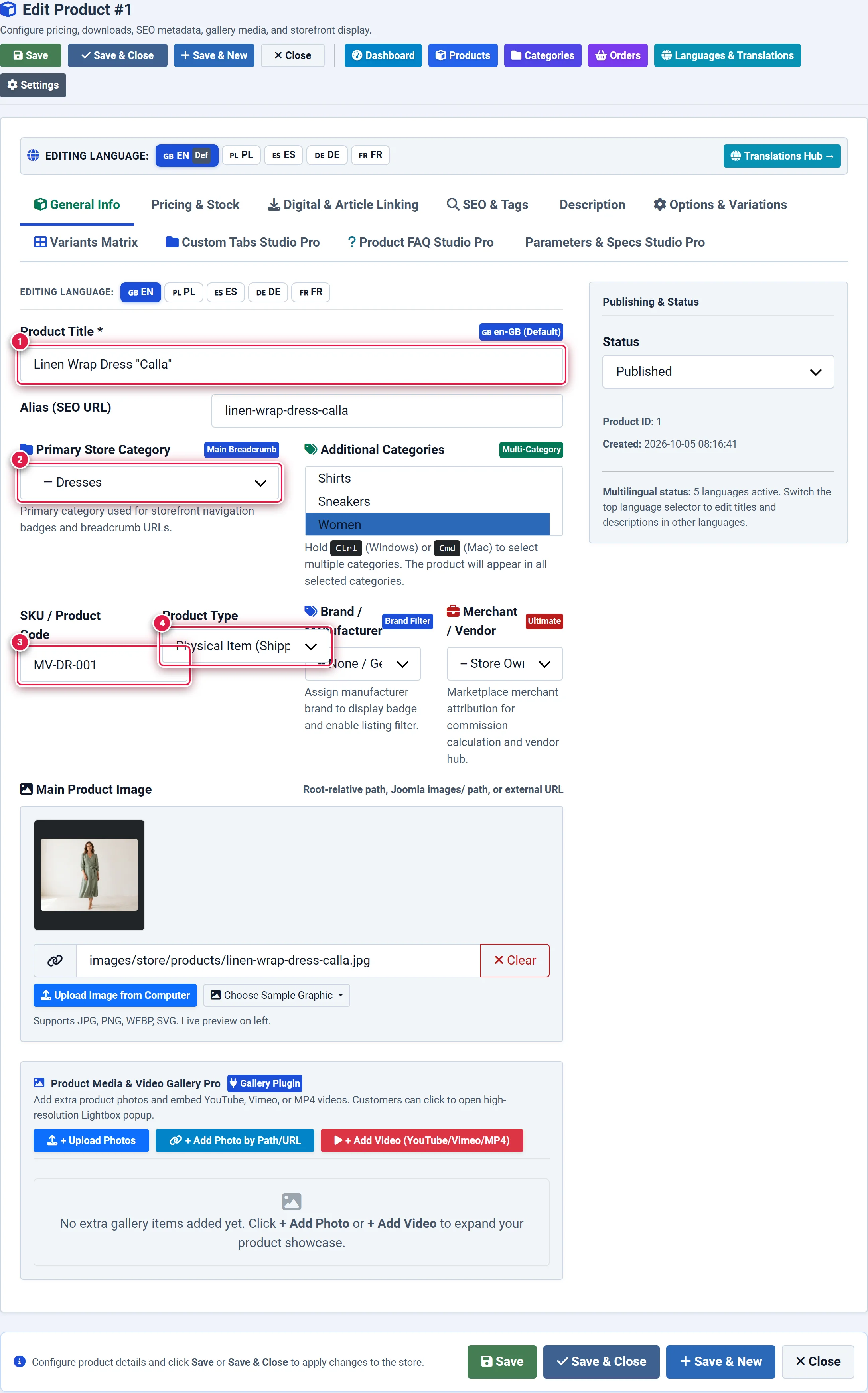 Documentation screenshot