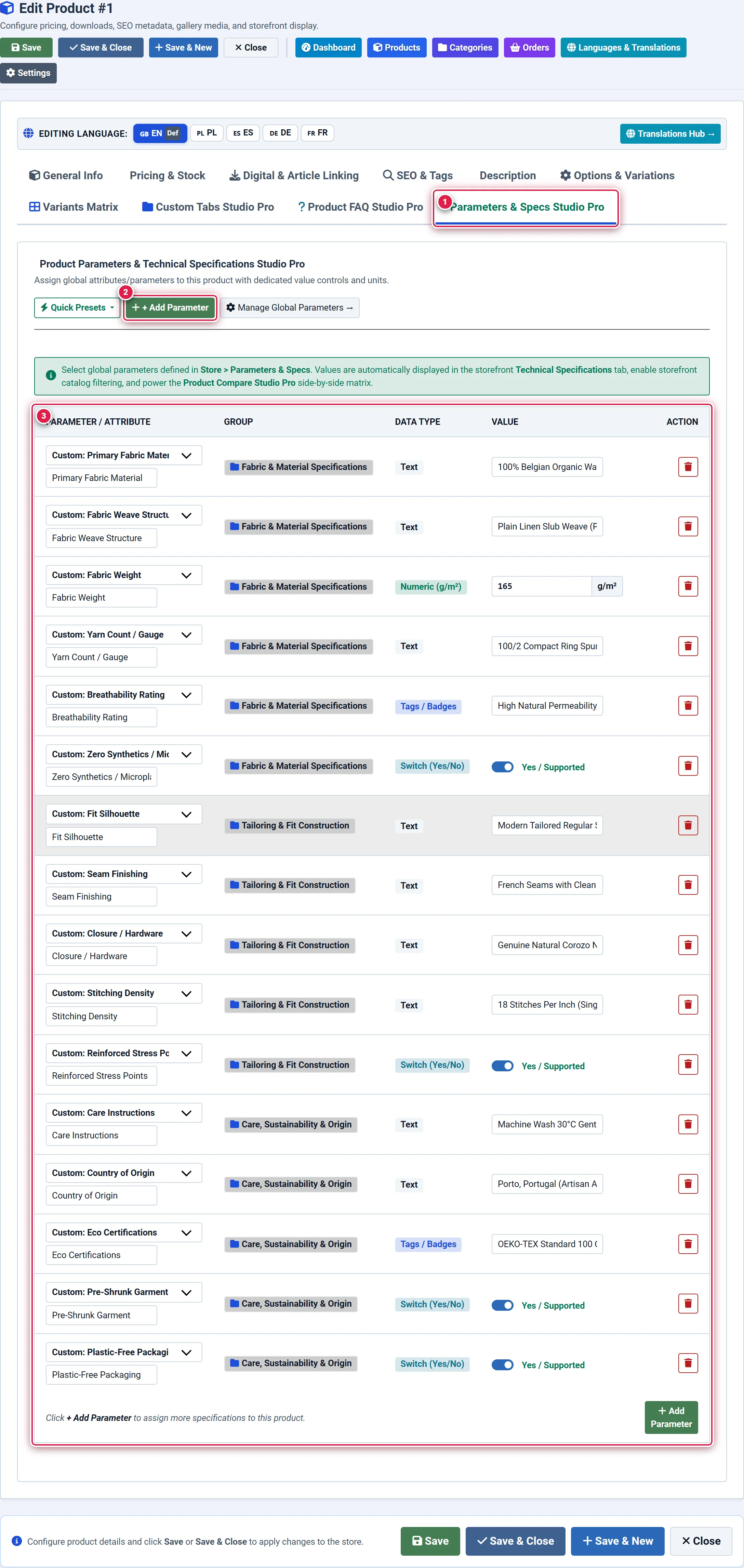 Documentation screenshot